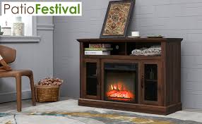 Benefits of an electric fireplace tv stand. Patiofestival Electric Fireplace Tv Stand Entertainment Center Wooden Corner Electric Fireplace Console Fireplace Heater For Tvs Up To 60 Rustic Heating Cooling Air Quality Home Kitchen Medicicapelli Com Au