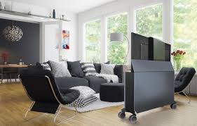 See more ideas about tv credenza, credenza, record storage cabinet. Modell Vistono Solo Mobiles Bildschirmsideboard Mit Tv Lift Modern Wohnbereich Hamburg Von Vistono Houzz