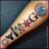 I also do galaxy tattoos or universe tattoos. 3