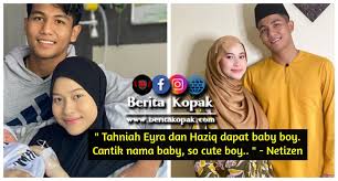 Poster ucapan tahniah yang dizahirkan seri paduka kepada bonnie. Tahniah Eyra Dan Haziq Dapat Baby Boy Cantik Nama Baby So Cute Boy Netizen Berita Kopak Media