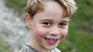 Prince George Rocks Casual Polo & Shorts For 8th Birthday Portrait