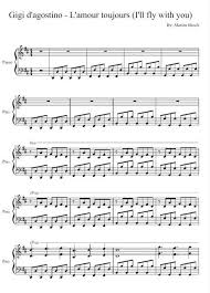 Gigi D Agostino L Amour Toujours Spartito Per Pianoforte Pianosolo Il Portale Sul Pianoforte Spartiti Musicali Spartiti Di Musica Pianoforte