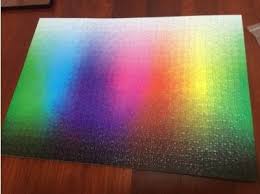 Some jigsaw puzzles are meant to be easy. Gradient Puzzle 5000
