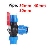 PE Water Pipe Connector Pipe Fittings 20/25/32/40/50mm Water ...