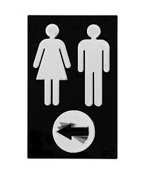 Check spelling or type a new query. Wc Schild Wegweiser Frau Mann Mit Pfeil Toilettenschild Turschild Weiss Schwarz Ebay