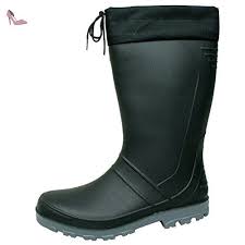 bockstiegel axel hommes bottes en caoutchouc de haute qualite tailles 36 47 couleur black dk grey taille 44 chaussu bottes caoutchouc bottes chaussure