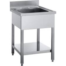 These sinks tables are all certified by standard authorities such as iso, ce and sgs to adhere to industry and customer requirements. Kitchen Sink Table Stem 0760 Em Ecoline 1 Basin 500 X 400 X 250 Mm With Bottom Shelf L 700 Mm W 600 Mm