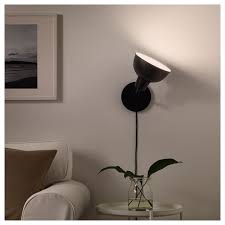 Ikea Skurup Table Wall Uplight Black In 2020 Clear Light Bulbs Lamp Wall