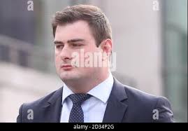 Rory Harrison arrives at Belfast Crown Court where he is