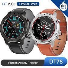 Dt No 1 Dt78 Round Smart Watch Smartwatch Bracelet Fitness Activity Tracker Men Women Wearable Devices Band Heart Rate Monitor Smart Watches Aliexpress