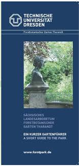 Forstgartenliteratur Bestellung Forstbotanischer Garten Tharandt Tu Dresden