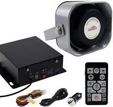 Buy Dorrale 100w Car Police Siren Ds7300 Wireless Amplifier With Black Meter Ultra Slime Flat Speaker Dc12v Multi Tones Two Lights Control Emergency Electronic Pa System For Police Car Online In Usa B07szpjh4x