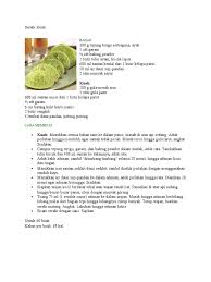 Resep dadar gulung ubi ungu terigu 150 gram ubi ungu 75 gram telur 1 butir santan cair 380 ml isi/unti : Kelapa Parut Kalori