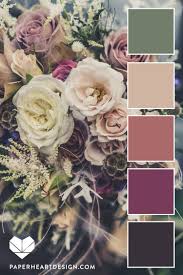 Dusty Floral Color Palette Floral Color Color Schemes Colour Pallete