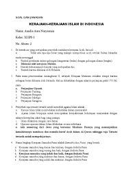Check spelling or type a new query. Soal Tentang Samudra Pasai Beserta Jawabannya