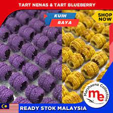 Biskut diperbuat dr resepi khas. Tart Nenas Tart Blueberry Ready Stok Biskut Raya Shopee Malaysia