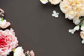 Download Premium Psd Of Pink And White Peonies Pattern Background 1204242 Peonies Background Background Patterns White Peonies