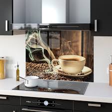 Splashback Glass Kitchen Tile Cooker Panel Any Size Hot Coffee Cup Beans 9245 Ebay Glass Tiles Kitchen Glass Kitchen Splashback