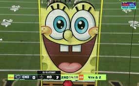 * copyright disclaimer under section 107 of the copyright act 1976, allowance is made american football yeet check out my band!! Nickelodeon Broadcasts An Nfl Playoff Game Cue The Spongebob Jokes