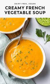 Potage Aux Legumes Creamy Vegetable Soup Recipe Pureed Food Recipes Vegetable Soup Healthy Vegetable Soup Recipes