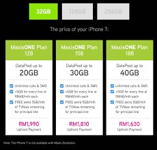 Iphone 7 plus maxis plan. Iphone 7 Open For Pre Order With Maxis From Myr1 630 With Maxisone