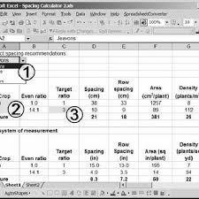 Screenshot Of A Spacing Calculator Available For Download