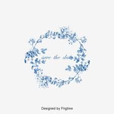 Blue Border Circle Border Blue Flowers Frame Png Transparent Clipart Image And Psd File For Free Download In 2020 Circle Borders Vector Flowers Blue Flowers
