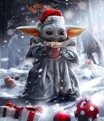 Merry Christmas Homies R Babyyoda Baby Yoda Grogu Yoda Wallpaper Star Wars Wallpaper Star Wars Pictures