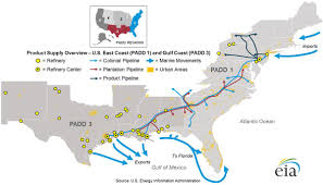 Colonial pipeline company has identified three response zones for its pipeline system. Giovanni Staunovo Staunovo Twitter