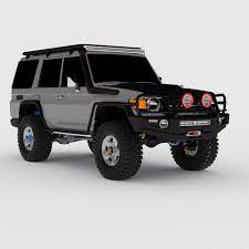 The toyota landcruiser 70 ute stands out with its rugged design and power. 2014 Toyota Land Cruiser Fj70 Series Gxl Off Road 3d