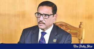 Obaidul Quader gradually improving