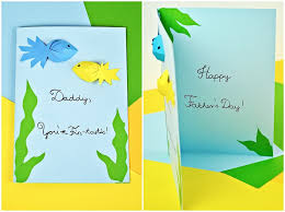 Fill an afternoon with creativity, and maybe even a few giggles, as you and your children construct homemade wishes for dad's special day. Father S Day Fish Card Hello Wonderful