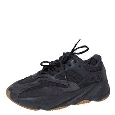 Adidas released the mauve yeezy boost 700 back in october 2018. Yeezy X Adidas Dark Grey Suede And Mesh Yeezy 700 Utility Black Sneakers Size 40 5 Yeezy X Adidas Tlc