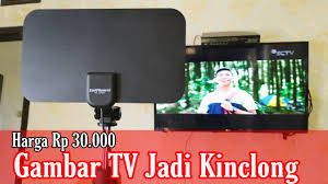 Tes Real Antena Tv Indoor Untuk Pedesaan Youtube