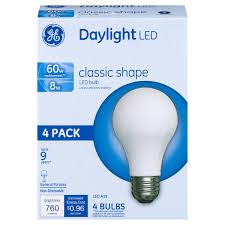 Save On Ge Led Daylight Light Bulbs Classic Shape Non Dimmable 60w Replacement Order Online Delivery Giant