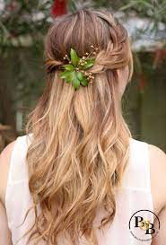 Bridal Hair Half Up Half Down With Braid Bridal Hair Half Up Bridal Hair Half Up Half Down Wedding Hair Down