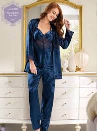 Nilay 3 Lu Saten Pijama Takim Geceliksabahlik Geceliksabahliktakimlari Sabahlik Sabahlikmodelleri Gecelik Gecelikmodelleri Cam Gecelikler Pijama Giyim