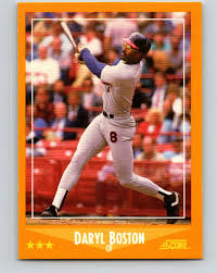 1988 Score #582 Daryl Boston Mint Chicago White Sox
