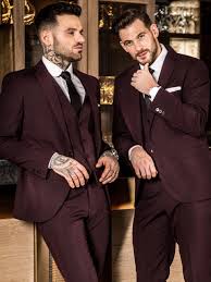 Wedding Black And Burgundy Suit Mens Burgundy Suit 3 Piece Slim Fit Suits With Free Delivery Wedding Suits Groom Burgundy Suit Burgundy Suit Wedding