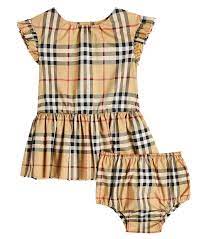 Baby Burberry Check cotton-blend dress and bloomers set in multicoloured -  Burberry Kids | Mytheresa