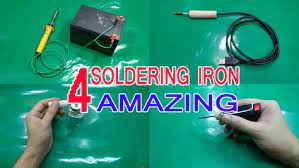 4 Ways Amazing To Make A Soldering Iron At Home Youtube Ferro Solda Youtube Solda