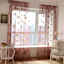 Wrap around room darkening curtain rod is designed to wrap around your window frame to block light, save energy, and reduce noise. Summark Butterfly Print Sheer Window Panel Curtains Room Divider Living Room Bedroom Walmart Com Walmart Com