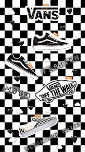 Black And White Wallpaper Background Blackandwhite Aesthetic Wallpaper Vans Iphone Wallpaper Vans Vans Off The Wall Black And White Wallpaper