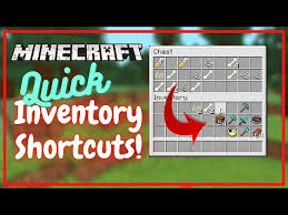 Move All The Items In A Chest Into Your Inventory Instantly! | Java Edition  Tip/Tutorial (Minecraft) - Youtube