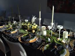 Black And Gold Dining Table Decor Pin Di Rachel J Special Events Su Tablescapes