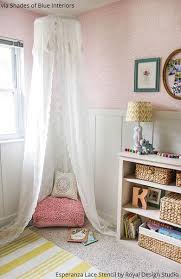 Look at these girls dream rooms. Decorating A Little Girl S Dream Room With Pink Lace Wall Stencils Royal Design Studio Stencils