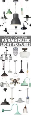 25 affordable farmhouse light fixtures
