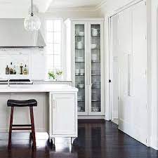 If your cabinets have glass doors, you might be wondering how best to display your dishes in them. Pin On Ideas For The House