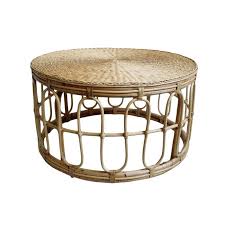 Round Rattan Coffee Table In 2020 Rattan Coffee Table White Round Coffee Table Antique Coffee Tables
