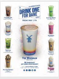 Dutch bros coffee ground private reserve three bean blend, extra bold medium roast, 100% arabica coffee beans, 1lb bag. On May 11 Drink One For Dane Muscular Dystrophy Association